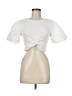 Zara White Short Sleeve Top Size M - photo 1