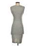 Leith Solid Gray Casual Dress Size XS - photo 2