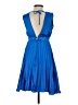 Sincerely Jules 100% Polyester Blue Cocktail Dress Size XS - photo 2