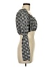 Topshop Black Long Sleeve Blouse Size 6 - photo 4