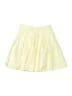 Unbranded 100% Polyester Chevron-herringbone Yellow Skirt Size 12 - 14 - photo 2