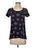 Lularoe Stars Gray Short Sleeve T-Shirt Size XXS - photo 1