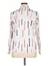 Unbranded 100% Polyester Print Ivory Long Sleeve Blouse Size XL - photo 2