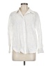 Zara Ivory Long Sleeve Button-Down Shirt Size M - photo 1