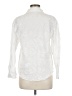 Zara Ivory Long Sleeve Button-Down Shirt Size M - photo 2
