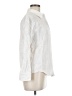 Zara Ivory Long Sleeve Button-Down Shirt Size M - photo 4