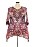 Unity Pink 3/4 Sleeve Blouse Size 2X - photo 1