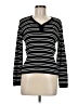 Liz Claiborne 100% Cotton Black Pullover Sweater Size M (petite) - photo 1