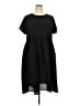 Loralette Solid Black Casual Dress Size 18 - photo 1