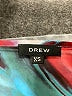 Drew 100% Silk Red Short Sleeve Silk Top Size XS - photo 7
