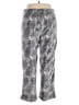 Laura Scott 100% Polyester Animal Print Silver Casual Pants Size XL - photo 2