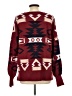 Unbranded Print Burgundy Pullover Sweater Size L - photo 2