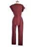 Solitaire Solid Burgundy Jumpsuit Size S - photo 2