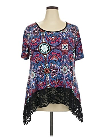 Hot Ginger Short Sleeve Top (view 1)