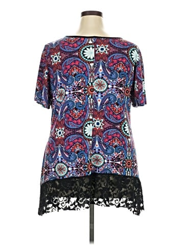 Hot Ginger Short Sleeve Top (view 2)