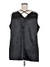 Boutique + 100% Polyester Black Sleeveless T-Shirt Size 3X - photo 2