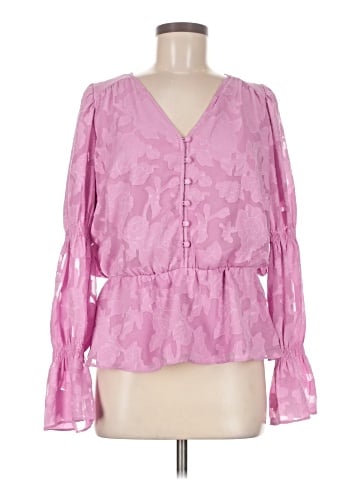 Elizabeth and James Long Sleeve Blouse (view 1)