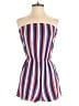 Fig + Olive Stripes Blue Red Romper Size S - photo 1