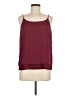 Tommy Hilfiger 100% Polyester Burgundy Sleeveless Top Size M - photo 1