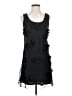 MONORENO 100% Silk Black Cocktail Dress Size S - photo 1