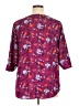 Ava & Viv 100% Polyester Purple 3/4 Sleeve Blouse Size 14 (X) - photo 2