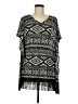 Yahada Black Short Sleeve T-Shirt Size M - photo 1