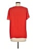 Unbranded 100% Polyester Red Short Sleeve Blouse Size M (estimated) - photo 2