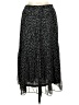 WD.NY 100% Polyester Polka Dots Black Casual Skirt Size L - photo 2