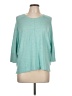 Tribal Teal Pullover Sweater Size L - photo 1