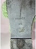 Hermès Green Woolskin Oran Sandals Size EU 38 1/2 - photo 5