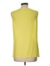 NY Collection 100% Polyester Yellow Sleeveless Blouse Size L - photo 2