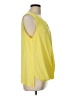 NY Collection 100% Polyester Yellow Sleeveless Blouse Size L - photo 4