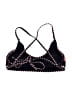 Bydee Floral Black Swimsuit Top Size XL - photo 2