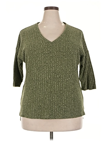 Faded Glory 3/4 Sleeve Top (view 1)