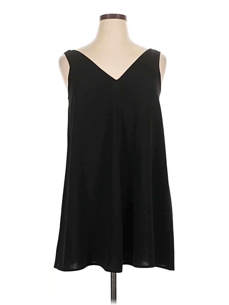 Pre-owned Zara Casual Dress In Black