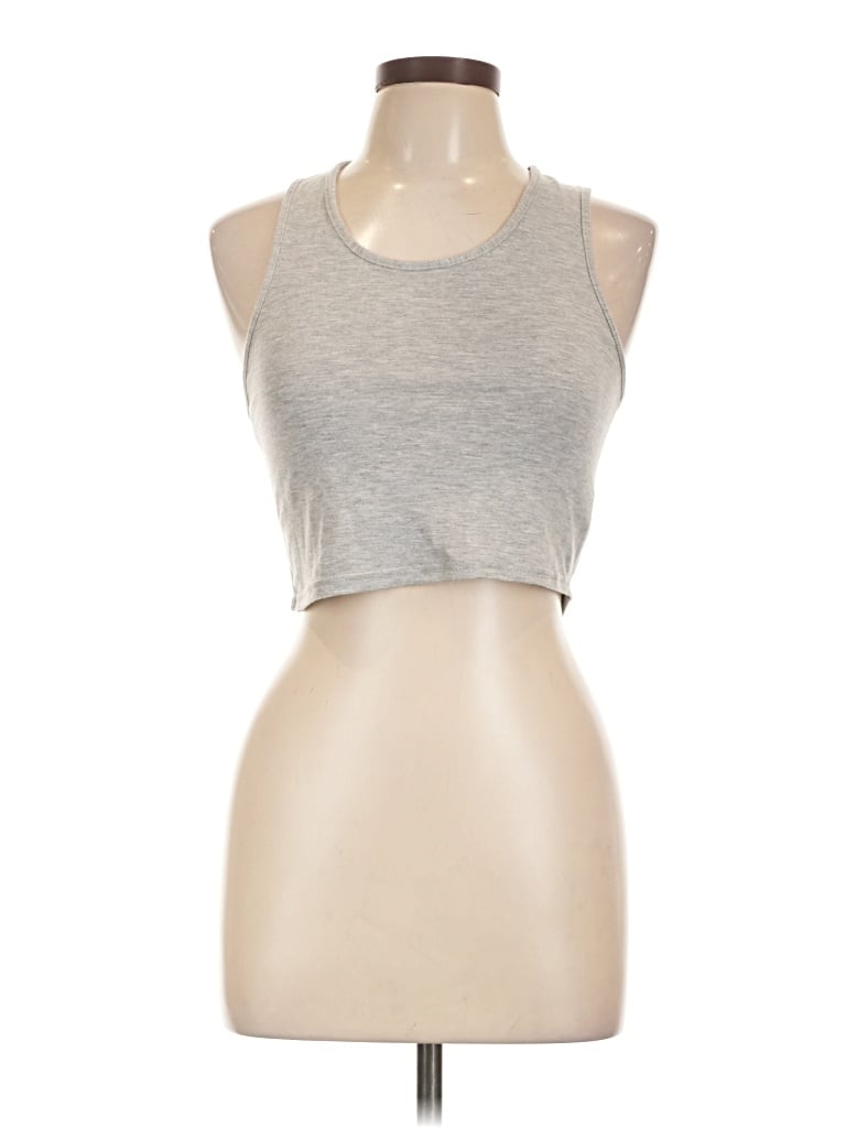Missguided Tank Top Silver Halter Neckline Tops - Used - Size 10