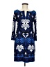 Laundry by Design Paisley Blue Cocktail Dress Size 6 - photo 1