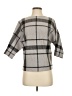 Adrienne Vittadini Plaid Gray Pullover Sweater Size S (estimated) - photo 1