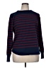 Liz Claiborne Stripes Blue Pullover Sweater Size XL - photo 1