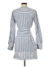 Tibi Stripes Blue Casual Dress Size 2 - photo 2