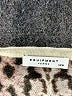 Equipment Animal Print Brown Wool Pullover Sweater Size M - photo 7