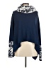 Peru Etnico 100% Alpaca Paisley Blue Poncho One size (estimated) - photo 1