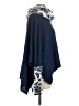 Peru Etnico 100% Alpaca Paisley Blue Poncho One size (estimated) - photo 4