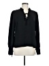 CeCe 100% Polyester Black Long Sleeve Blouse Size M - photo 1