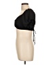 Wild Fable 100% Polyester Black Short Sleeve Top Size L - photo 5