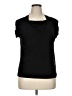 Tahari by ASL Black Short Sleeve Top Size XL - photo 1