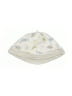 Unbranded 100% Cotton Ivory White Beanie Size 0-3 mo - photo 1