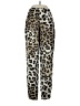 ASOS 100% Polyester Animal Print Gold Casual Pants Size 4 - photo 2
