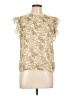 Olivaceous 100% Polyester Floral Ivory Sleeveless Blouse Size L - photo 1
