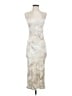 Zara Tie-dye Ivory Cocktail Dress Size S - photo 1